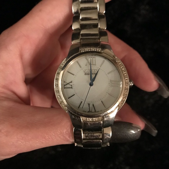 Women’s Citizen Eco Drive Riva w/ diamonds